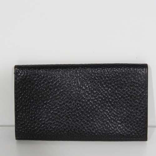 Genuine leather black purse