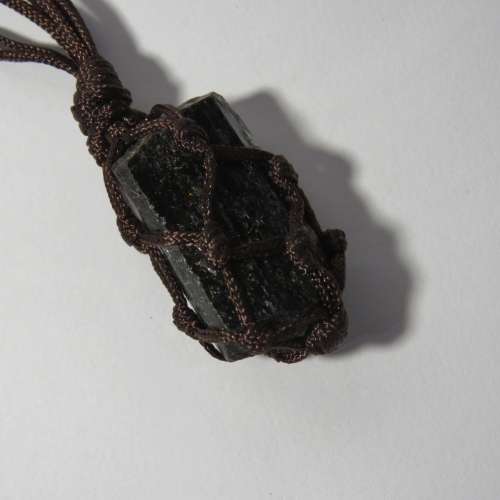 Black Tourmaline necklace - Necklace length without pendant 36 cm