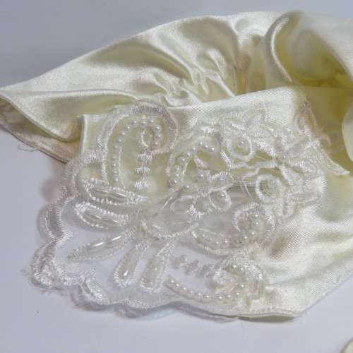 Pair of bridal forearm sleeves - Length 30 cm