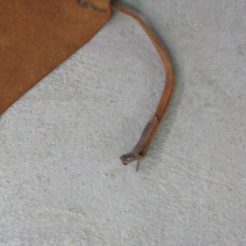 Early 1900`s blacksmith`s leather apron - Original - Size 64 x 44 cm