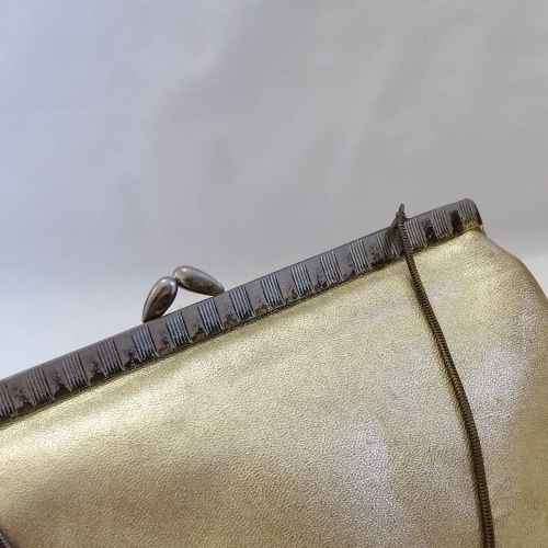 Vintage gold colour evening handbag
