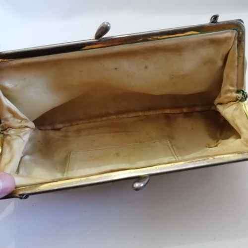 Vintage gold colour evening handbag