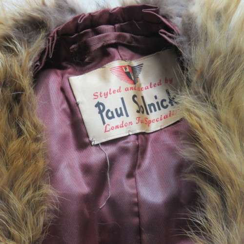 Vintage red fox fur stola