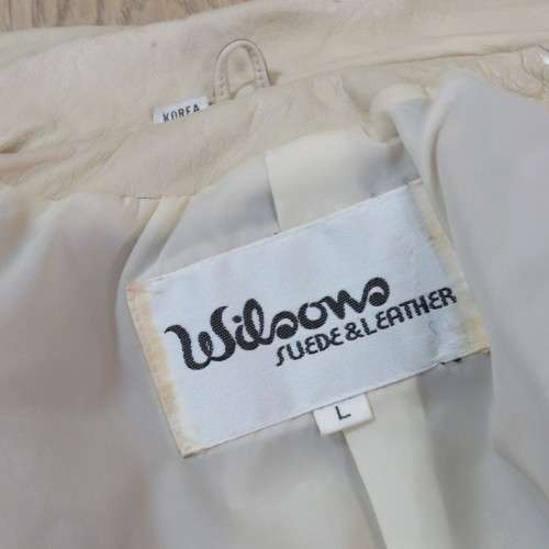 Wilsons Suede and Leather Jacket - Made in Korea - Large
