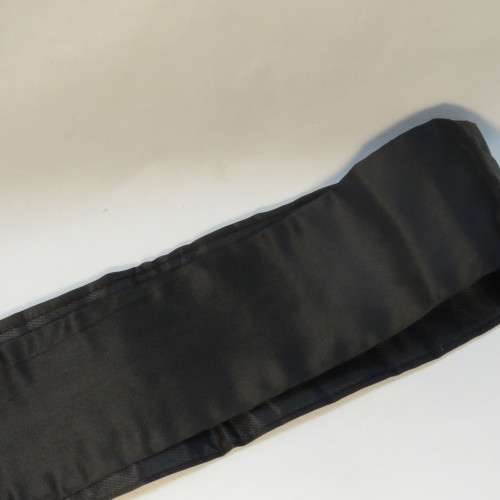 AK Co Acetate medium vintage cummerbund with Velcro plus bowtie - Cummerbund length 101 cm