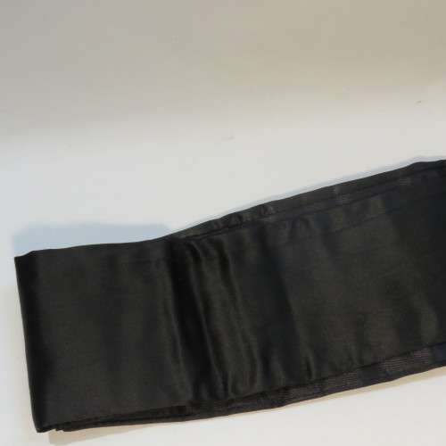 AK Co Acetate medium vintage cummerbund with Velcro plus bowtie - Cummerbund length 101 cm