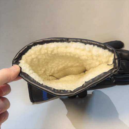 Ladies motorbike gloves with wool inner - Not leather