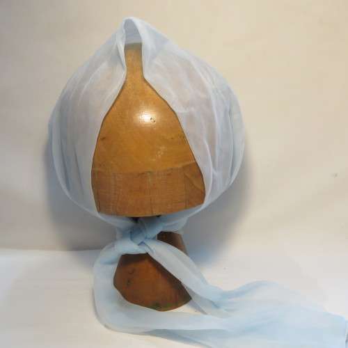 Vintage ladies chiffon head covering - 1950`s
