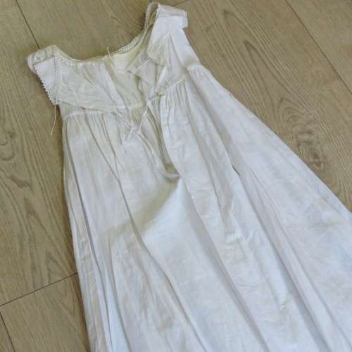 Antique Christening robe used in 4 generations since 1880 - Still in excellent condition - 3 Layers