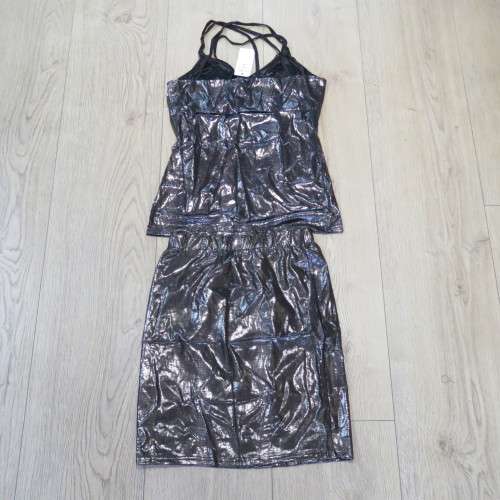 Lavender #254 evening wear top and skirt - Size M - Sizes below