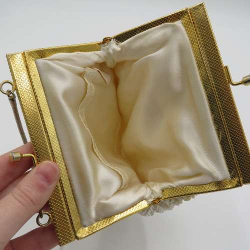 Vintage Evening clutch bag with beads