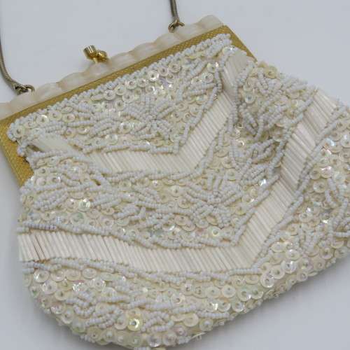 Vintage Evening clutch bag with beads