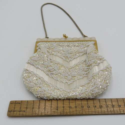 Vintage Evening clutch bag with beads