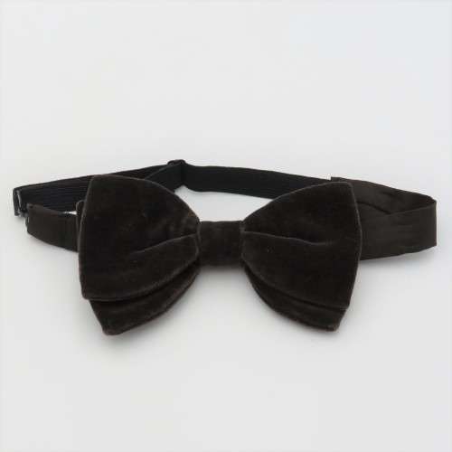 Dark brown bow tie
