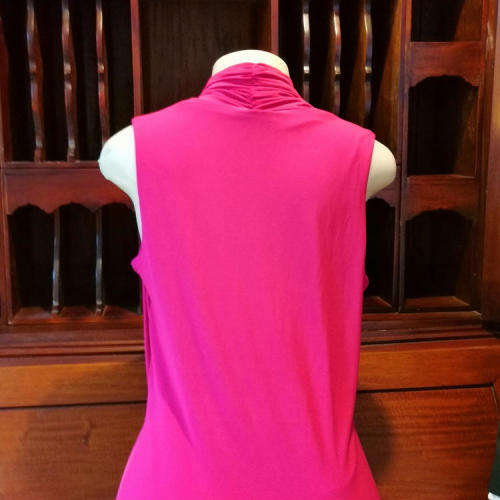 Pink cocktail dress with diamante - Size L