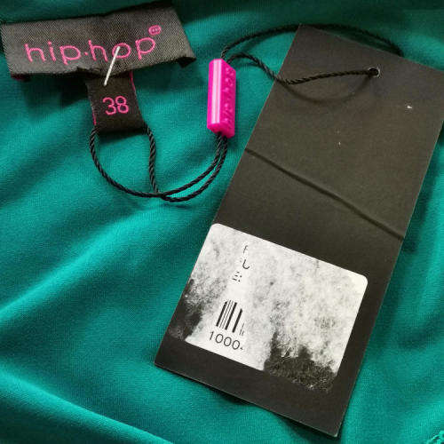Brand New HipHop size 38 turquoise evening dress - with sequence