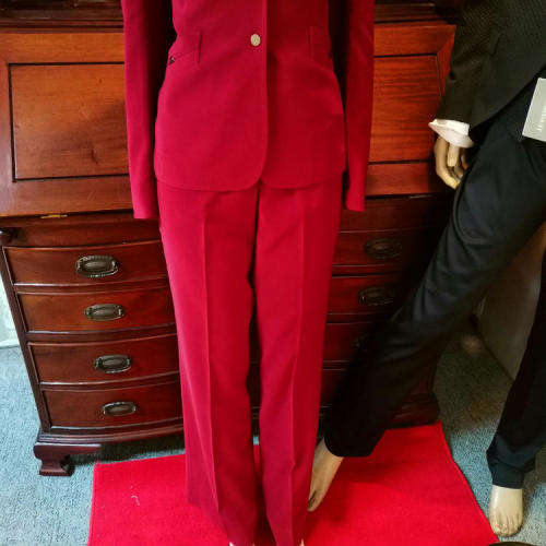Ladies red suit - Shirt and Necklace not included