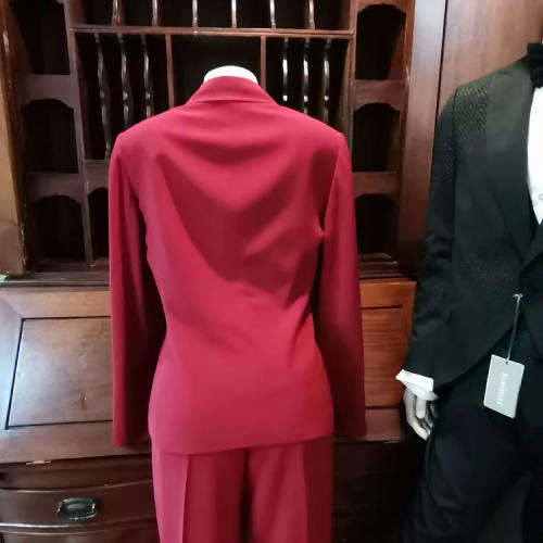 Ladies red suit - Shirt and Necklace not included