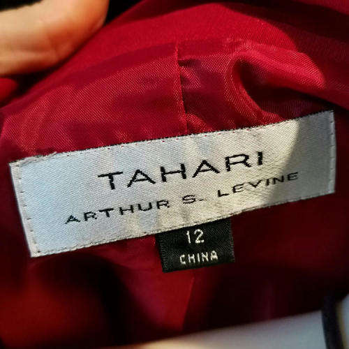 Ladies red suit - Shirt and Necklace not included
