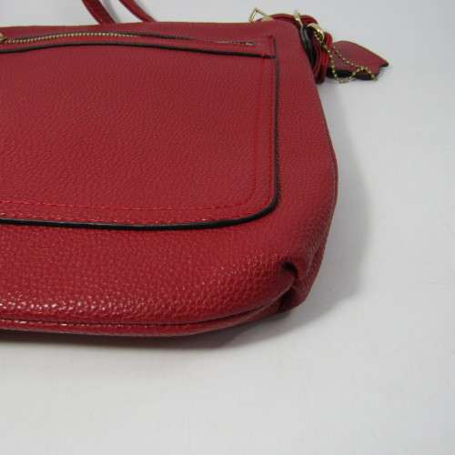 Dark red handbag