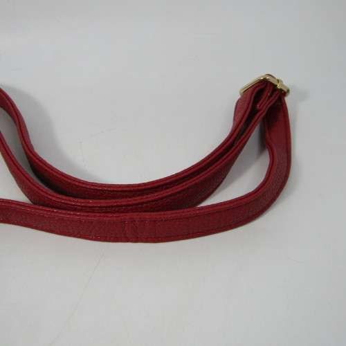 Dark red handbag