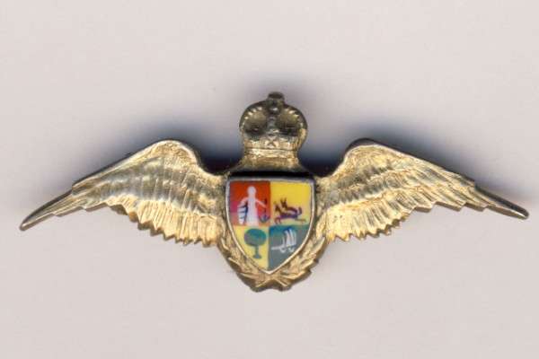 Air force wings with SA Union Shield & King's crown - excellent condition
