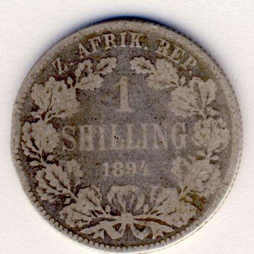 1894 ZAR 1 Shilling - as per scan