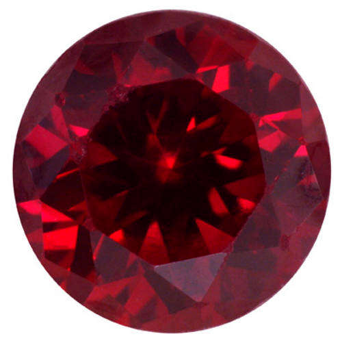 Natural Vivid Red Ruby - round - 2.02 carat