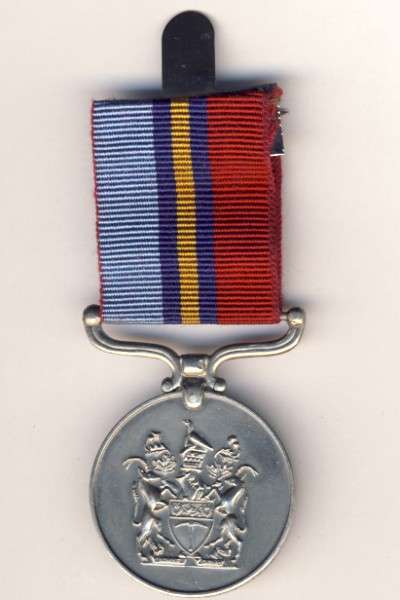 Rhodesia General Service medal issued to policeman 23411 Const. Takambani
