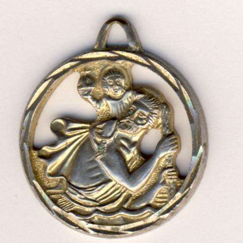 Very nice St Christopher medallion
