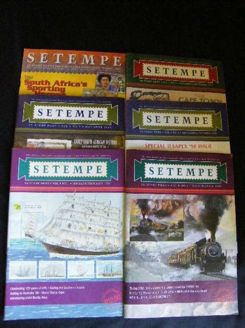 12 Setempe SA Stamp News Booklets - as per photo - you bid per book to take all