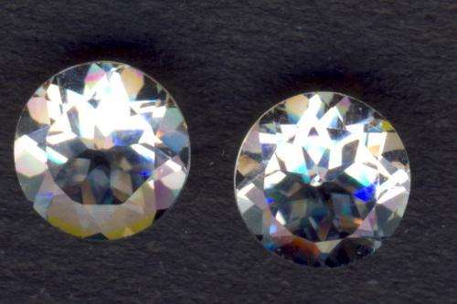 Lot of 2 White Topaz stones with total weight of 3,25 carat - unheated