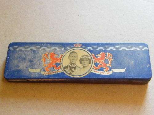 Tin issued for the coronation of George 6 - May 12th 1937