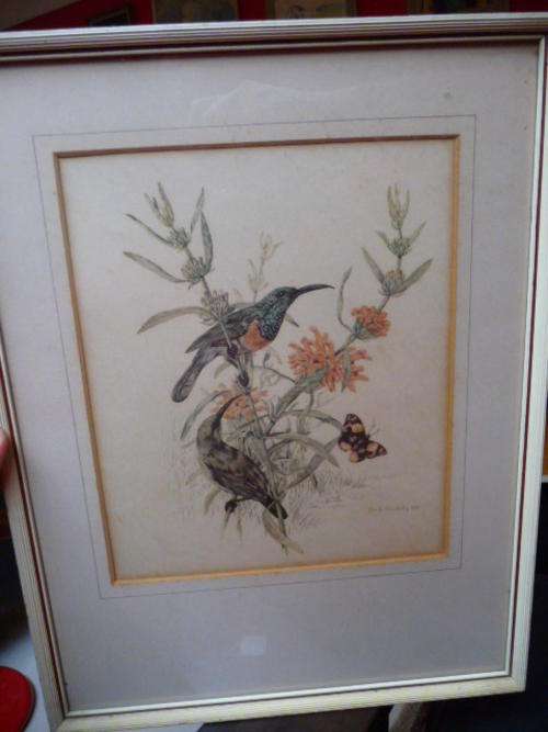 Dick Findlay 1959 print in frame with glass as per photos