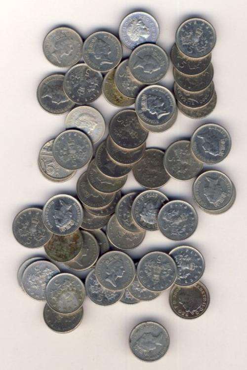 Lot of 50 x Spence Great Britain coins - you bid per coin to take all