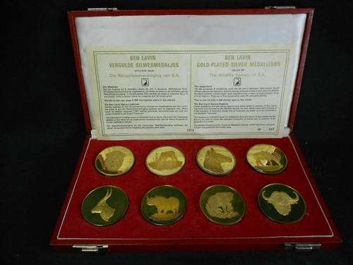 Ben Lavin Wildlife Society 16 Ounces of fine silver proof medallion set *** @ Crazy R1 Start!!!!****