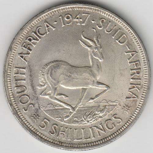 1947 SAU UNC silver crown - as per photo