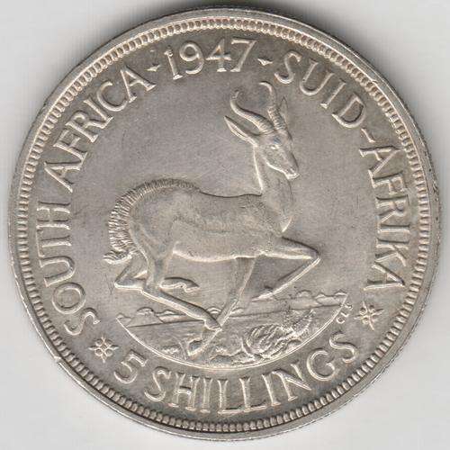 1947 SAU UNC silver crown in excellent condition - as per photo
