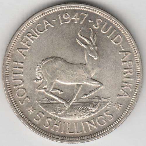 1947 SAU UNC silver crown in excellent condition - as per photo