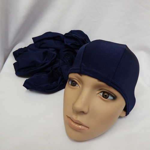 Lot of 10 new blue swim caps