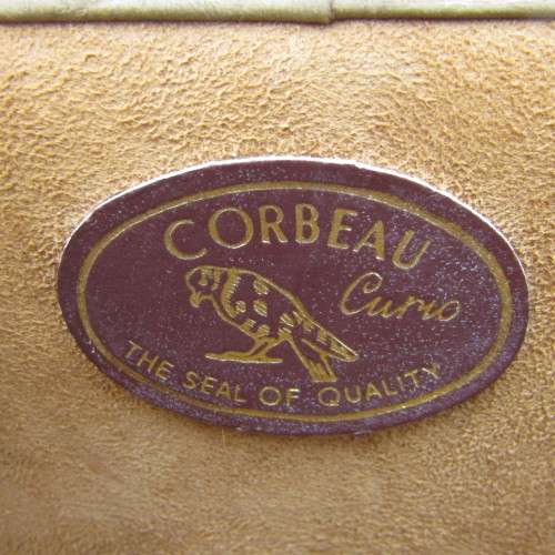 Corbeau Genuine Ostrich leather handbag