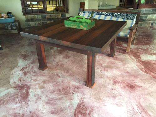 Solid Rhodesian Teak Dining Table