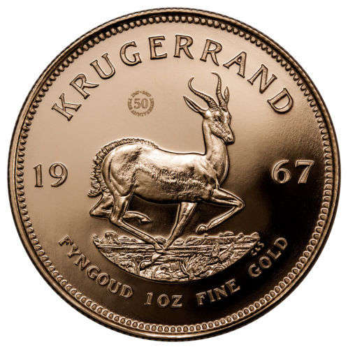1967 Krugerrand Vintage Re-issue mintmarked 1oz gold coin Special Release 50 year anniversary of KR