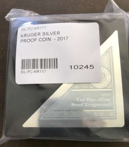 2017 Proof Silver 1oz Krugerrand coin limited availability VERY SOUGHT AFTER
