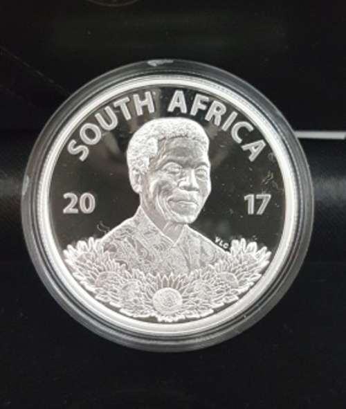2017 Proof Mandela Silver R1 coin