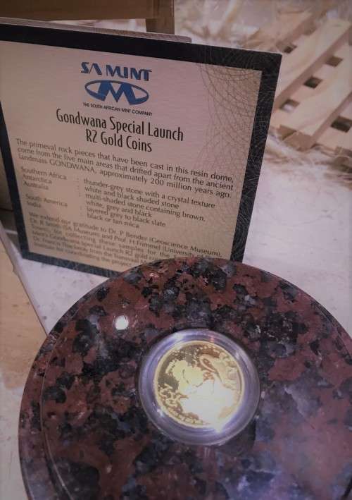 2001 Gold 24ct R2 1/4oz Gondwana Heritage Launch Coin Mintage 189