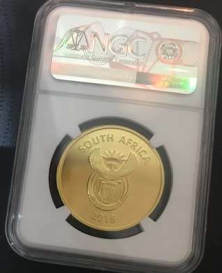 Early Releases NGC PF69 2018 R500 1oz Nelson Mandela 100 year centenary gold 24ct coin -SOLD OUT