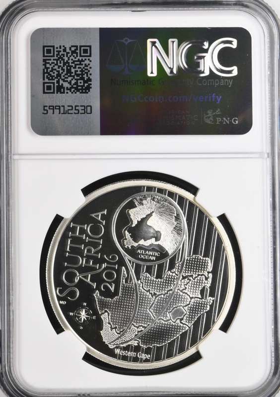2016 Proof R10 Orange Breasted Sunbird NGC PF70 Silver colour coin - Most Sought after PERFECT