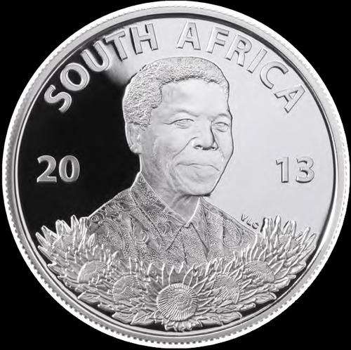 2013 Mandela Life of a legend Protea series Silver Coin R1 Proof - still SEALED
