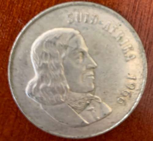 1966 Suid Afrika R1 Silver Coin